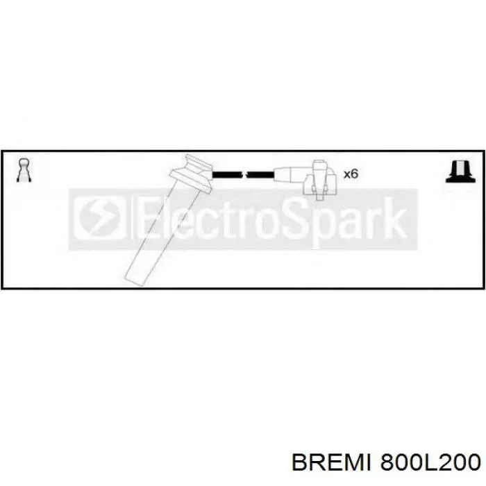Високовольтні дроти 800L200 Bremi