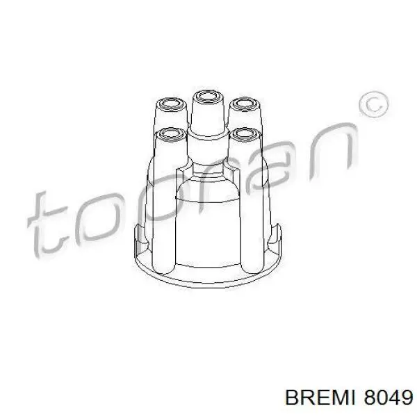 Кришка розподільника запалювання/трамблера Bremi 8049 ціна, від 7.04 USD