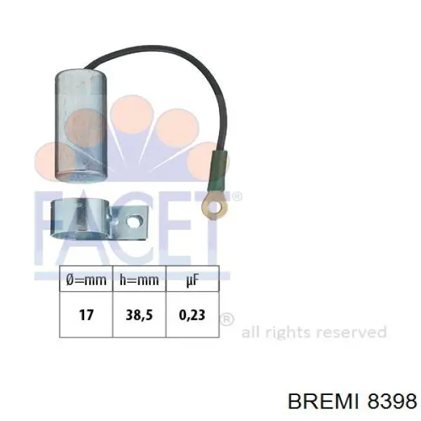 Купити 839 Bosch Кришка трамблеру