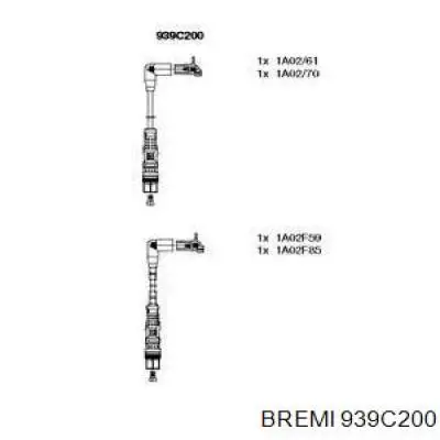 Купити 939C200 Bremi Провід високовольтні, комплект