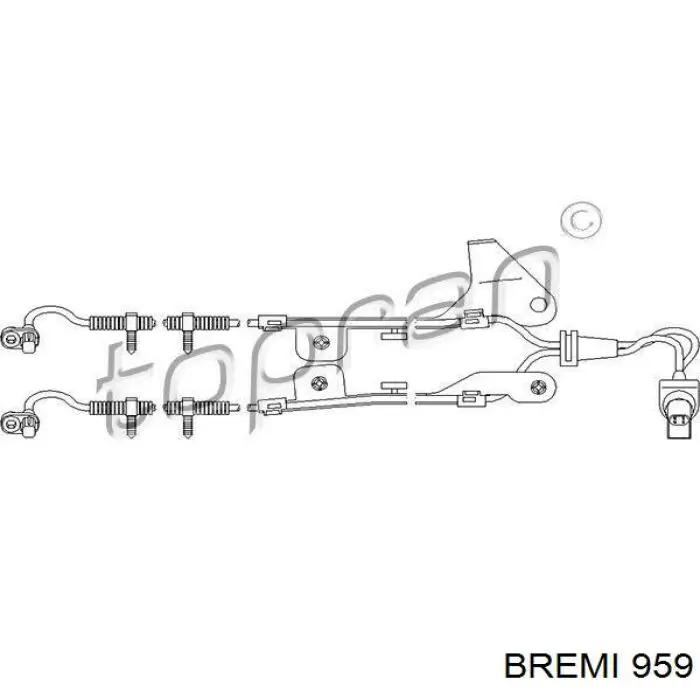 Купити 959 Bremi Провід високовольтні, комплект