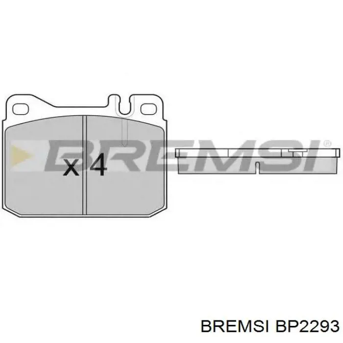 Передні тормозні колодки BP2293 Bremsi