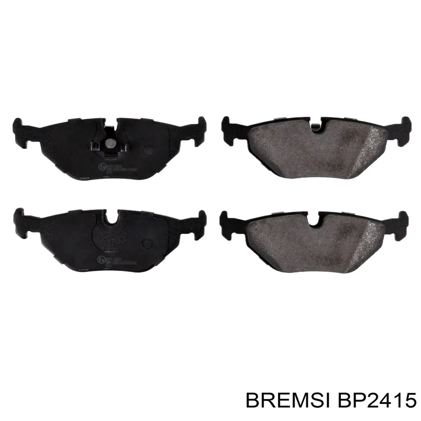 Задні гальмівні колодки Bremsi BP2415 ціна, від 16.95 USD