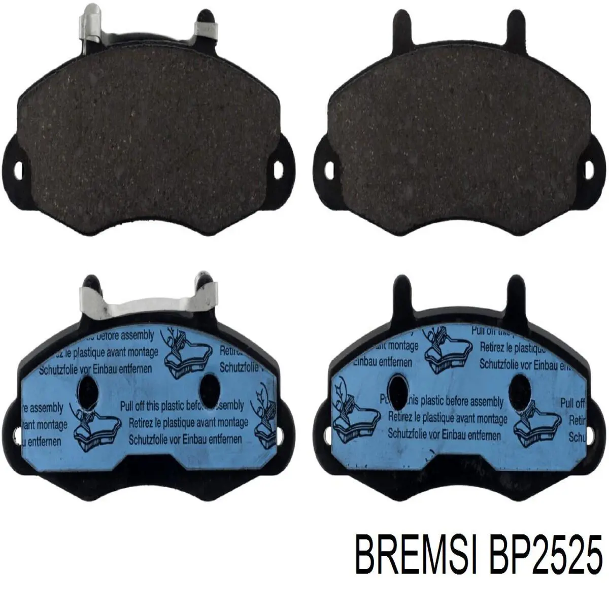 Тормозні колодки Bremsi BP2525
