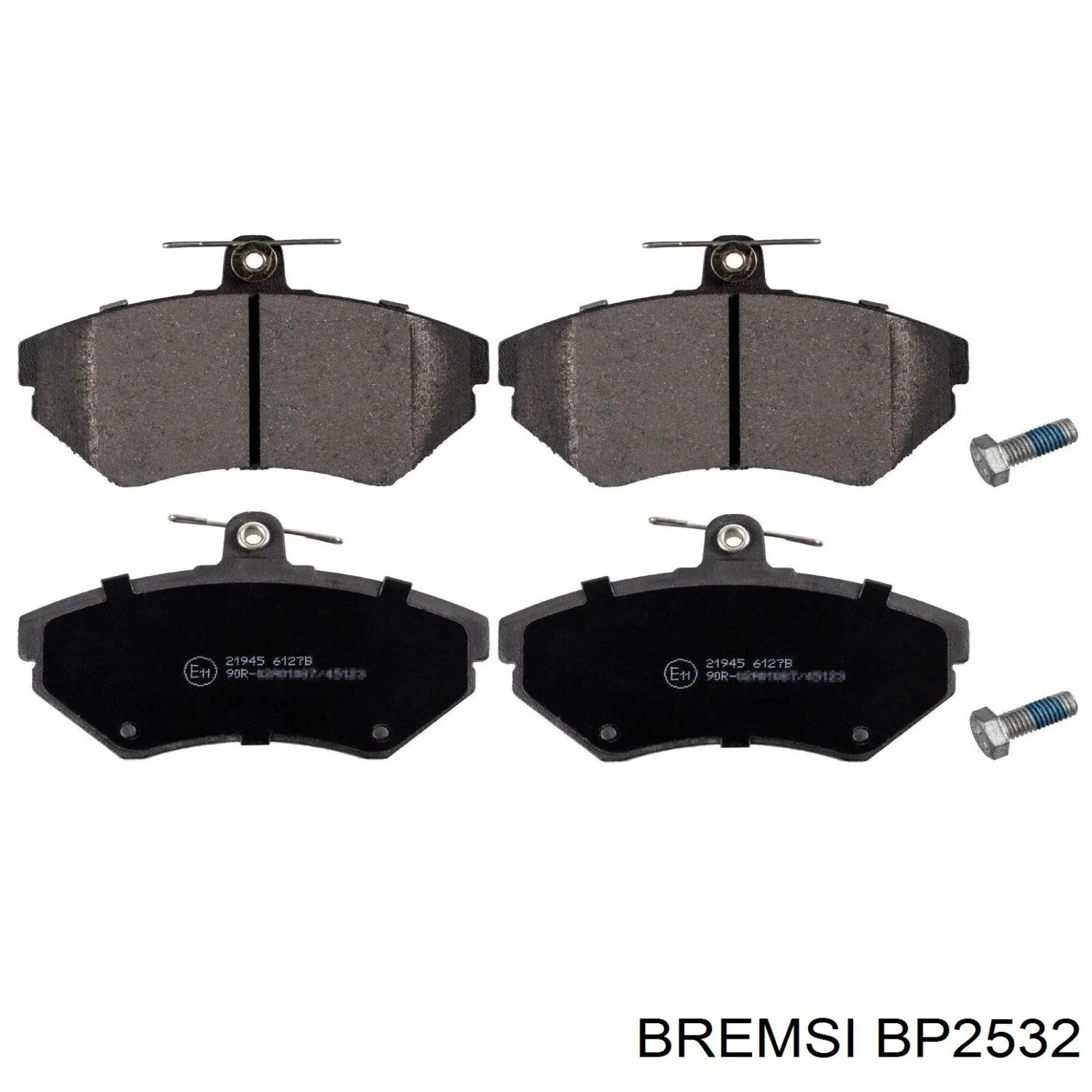 BP2532 Bremsi колодки гальмівні передні, дискові