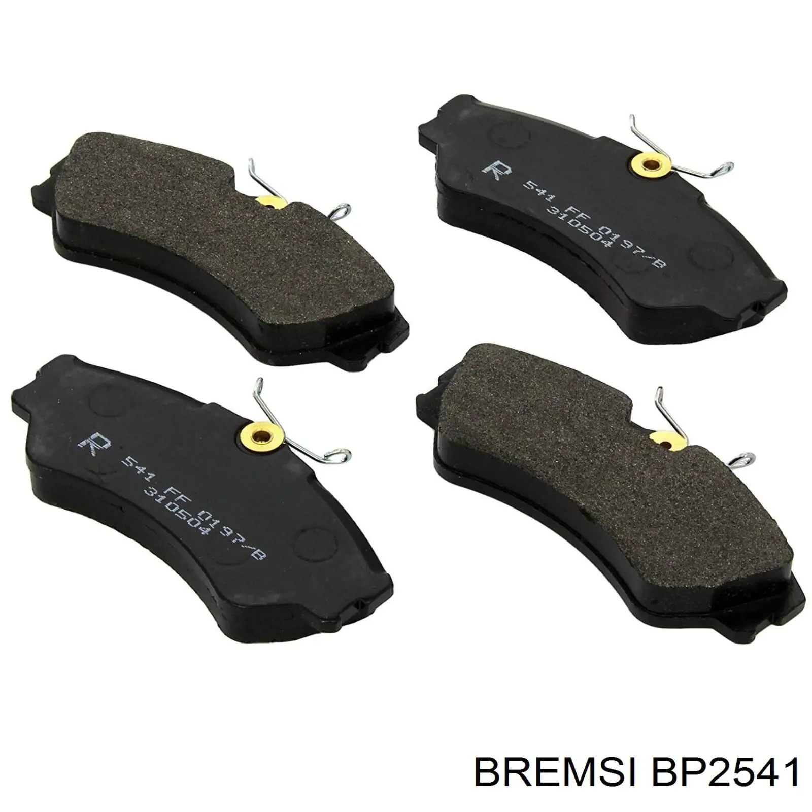 Купити BP2541 Bremsi Колодки гальмівні передні, дискові
