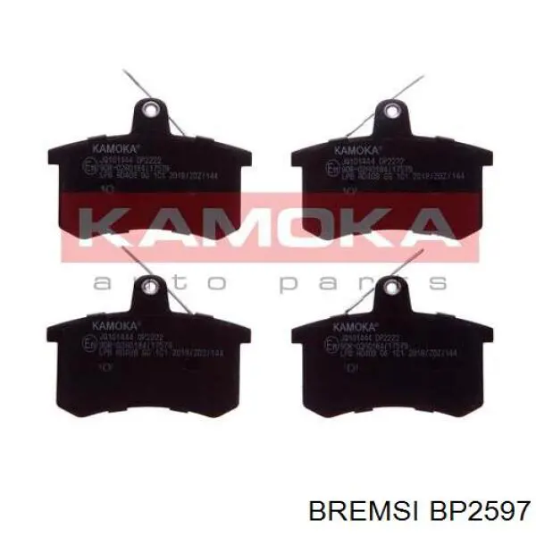 Задні гальмівні колодки Bremsi BP2597 ціна, від 15.20 USD