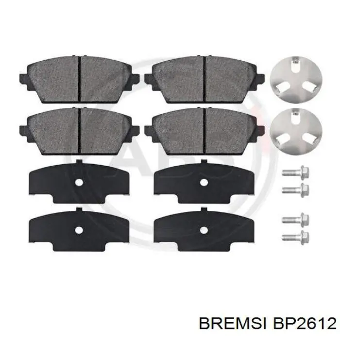 Задні гальмівні колодки Bremsi BP2612 ціна, від 13.25 USD