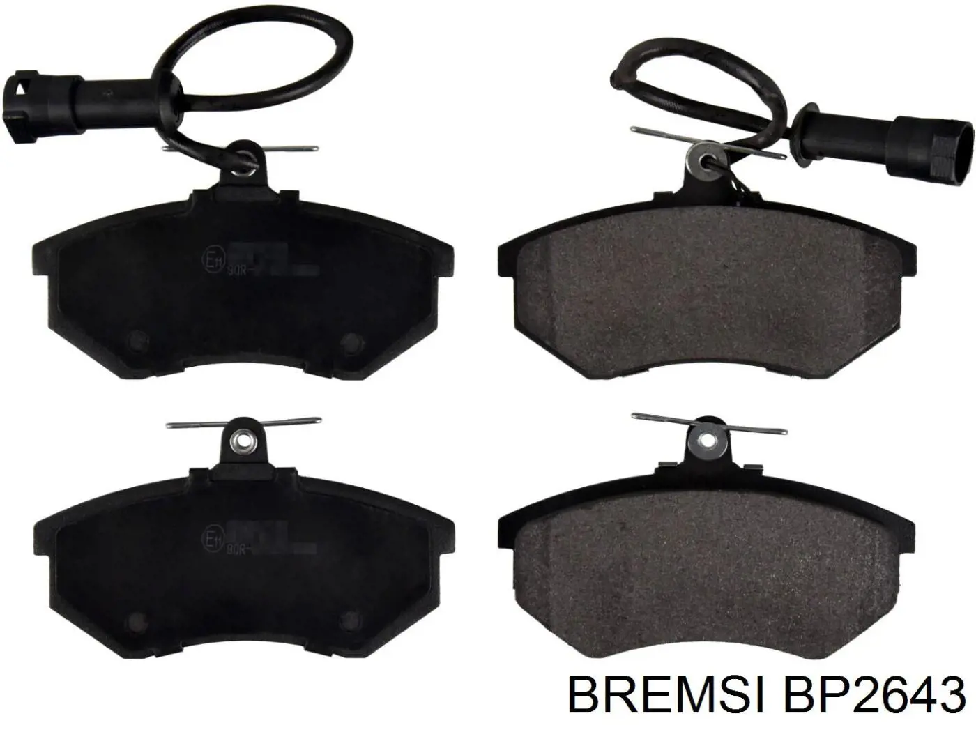 BP2643 Bremsi колодки гальмівні передні, дискові