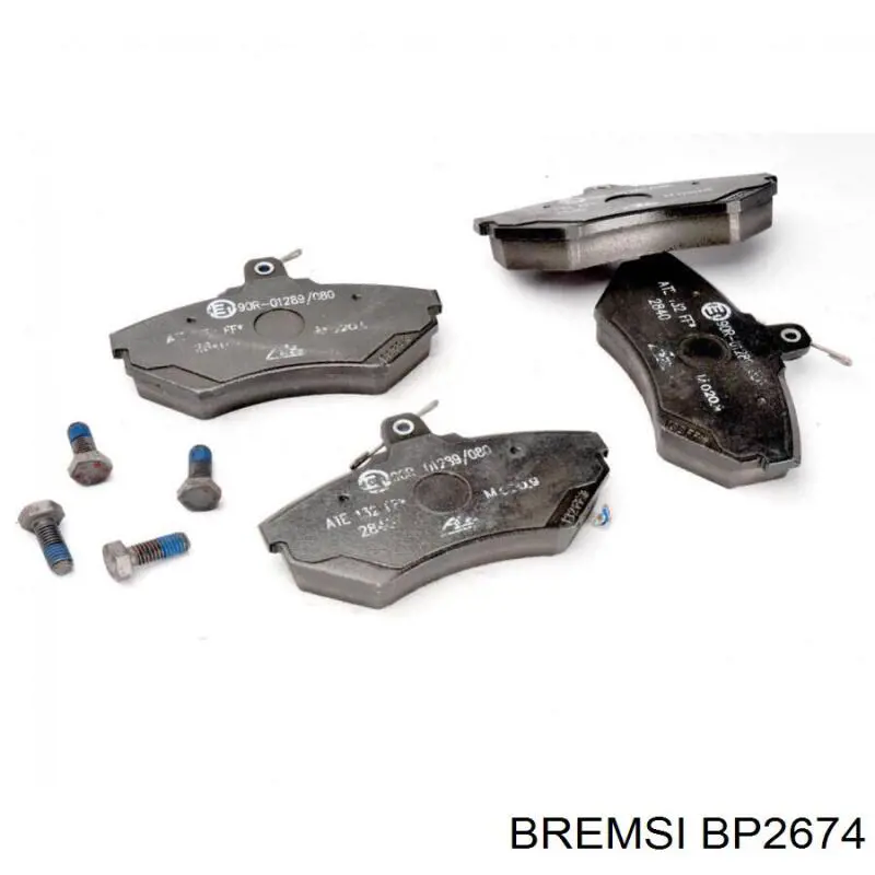 Передні тормозні колодки BP2674 Bremsi
