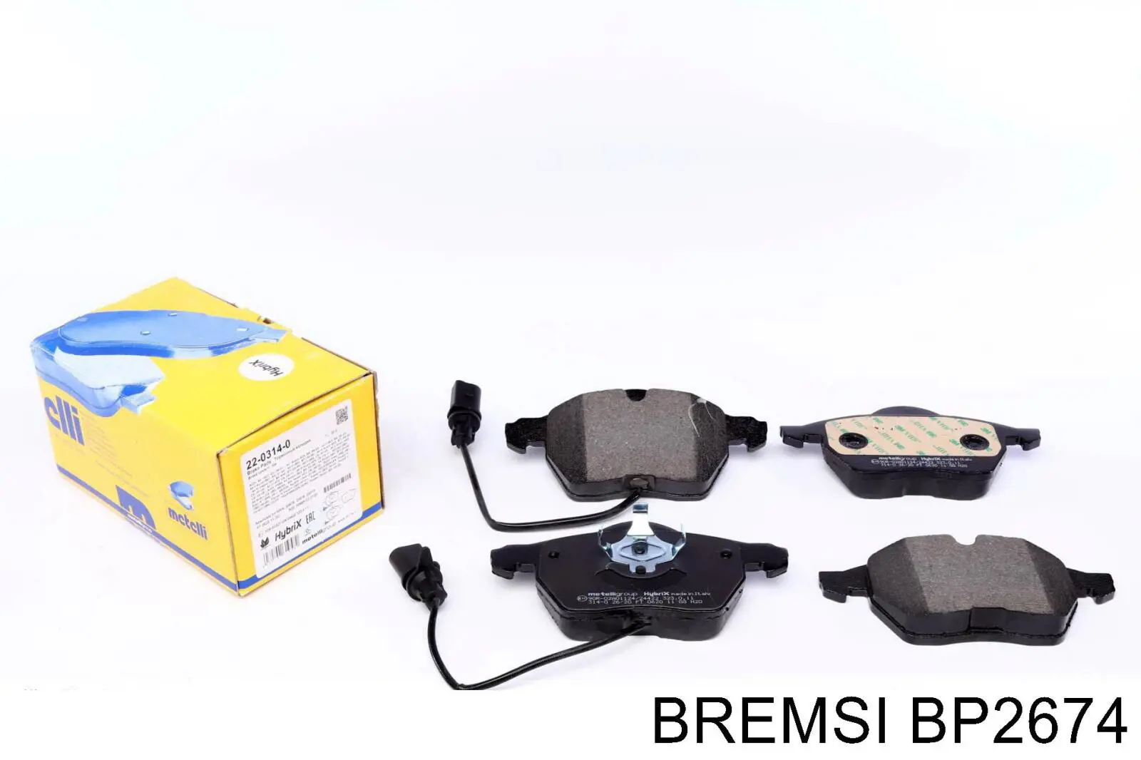 Гальмівні колодки Bremsi BP2674 ціна, від 22.87 USD