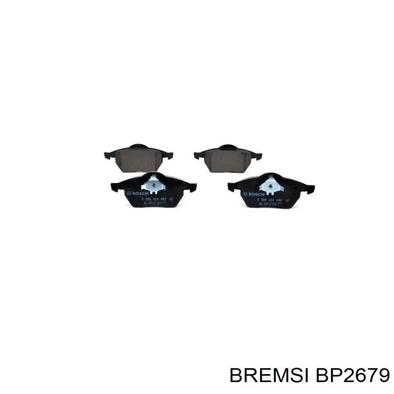 Гальмівні колодки Bremsi BP2679 ціна, від 24.25 USD