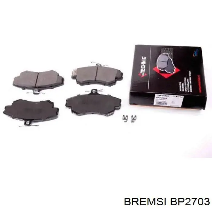 Передні тормозні колодки BP2703 Bremsi