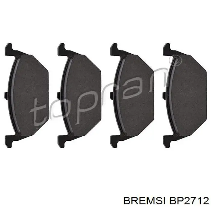 Гальмівні колодки Bremsi BP2712 ціна, від 21.00 USD