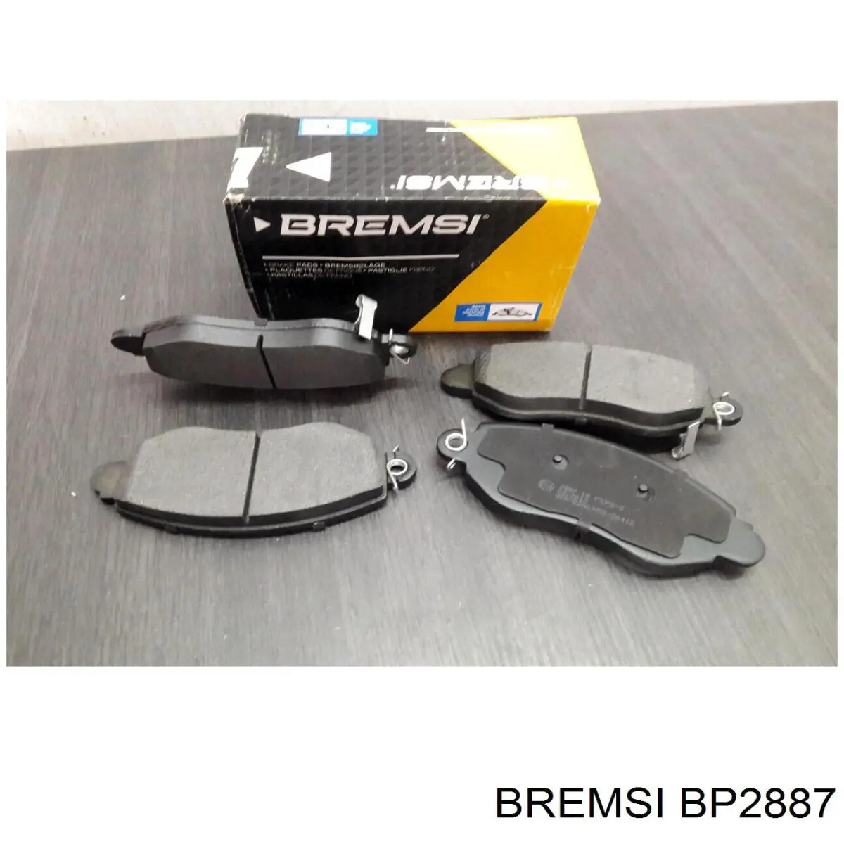 BP2887 Bremsi Передні гальмівні колодки