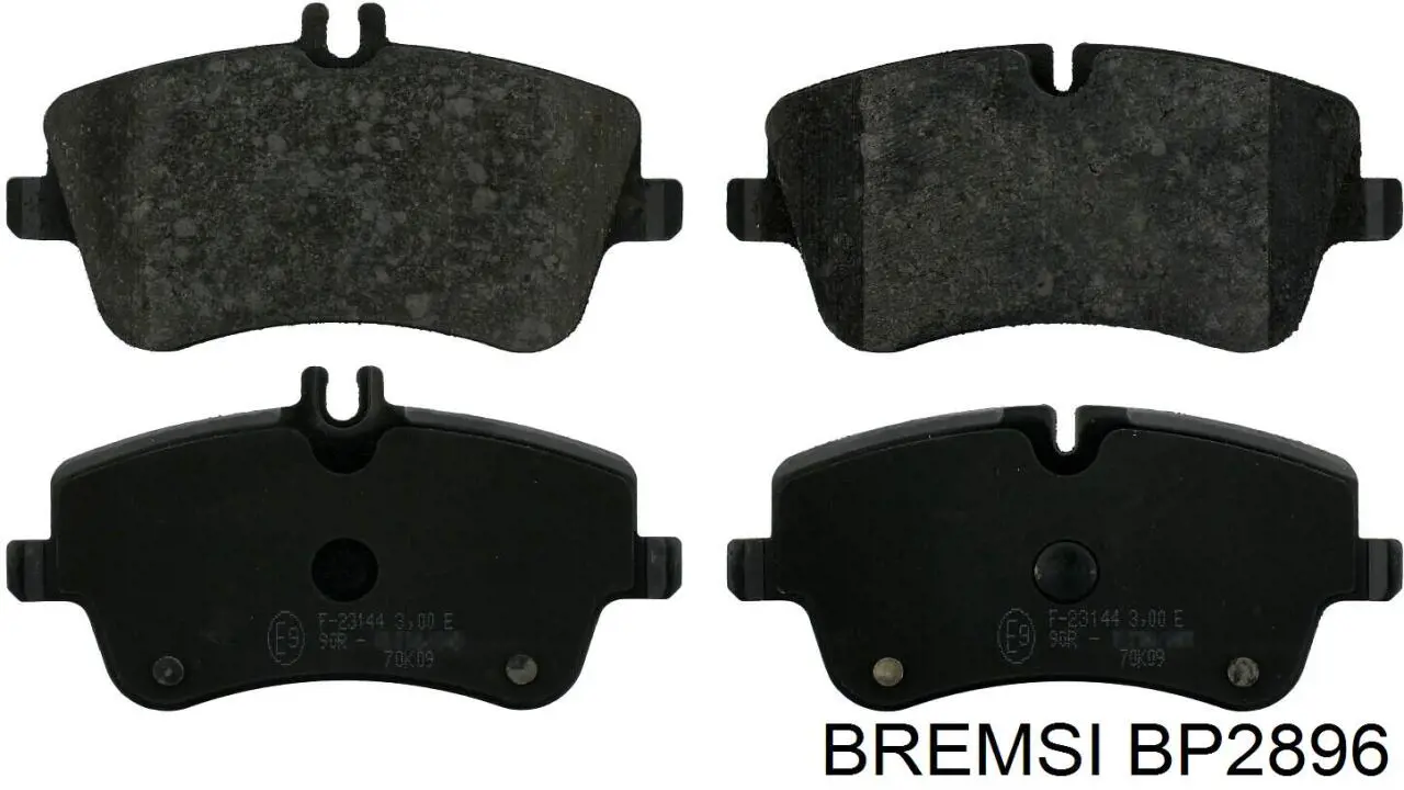 Гальмівні колодки Bremsi BP2896 ціна, від 19.50 USD