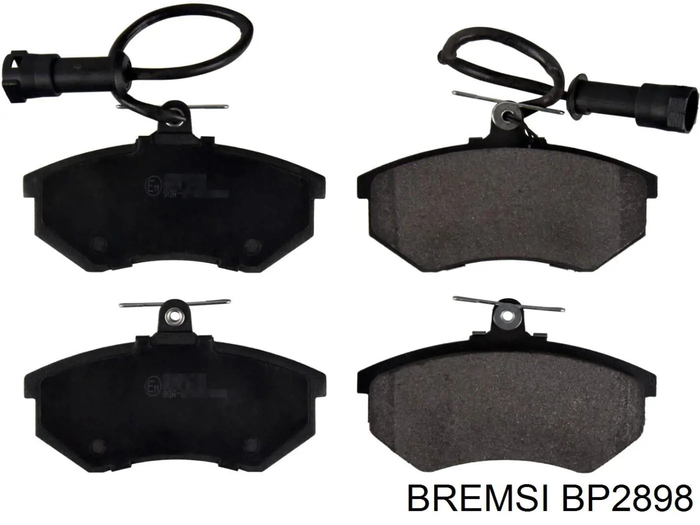 Купити BP2898 Bremsi Колодки гальмівні передні, дискові
