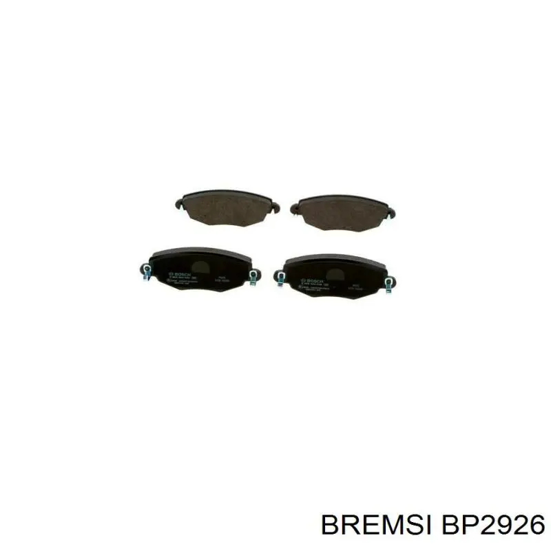 Гальмівні колодки Bremsi BP2926 ціна, від 19.79 USD