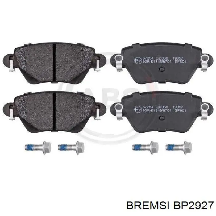 Задні гальмівні колодки Bremsi BP2927 ціна, від 15.97 USD