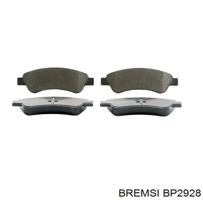 Гальмівні колодки Bremsi BP2928 ціна, від 16.80 USD
