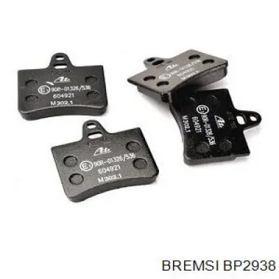 Задні гальмівні колодки Bremsi BP2938 ціна, від 19.68 USD