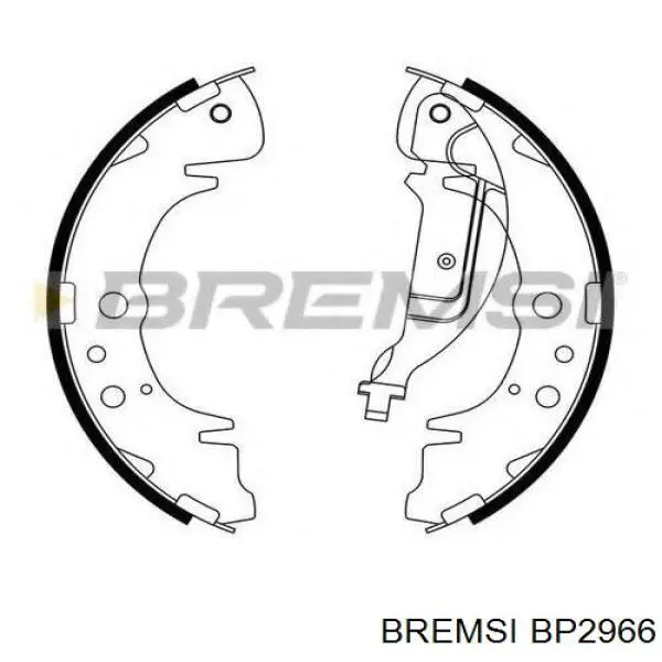 Задні гальмівні колодки Bremsi BP2966 ціна, від 13.51 USD