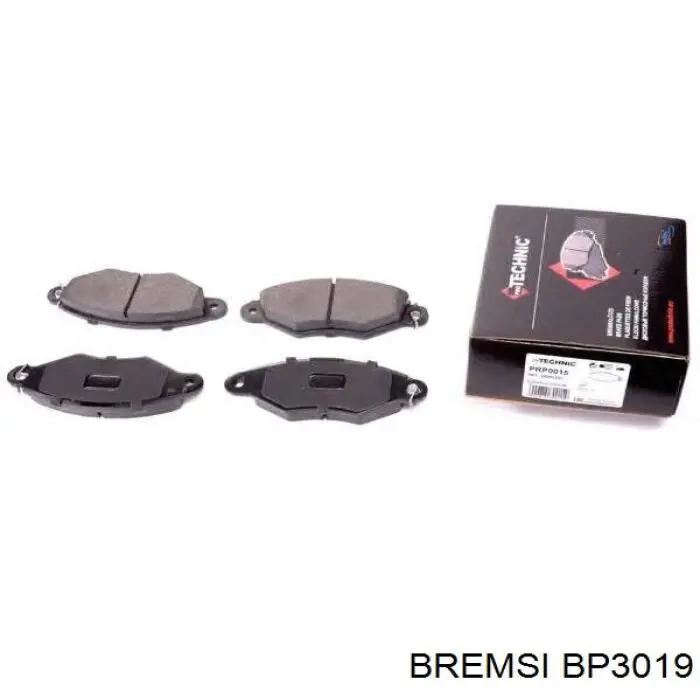 Купити BP3019 Bremsi Колодки гальмівні передні, дискові
