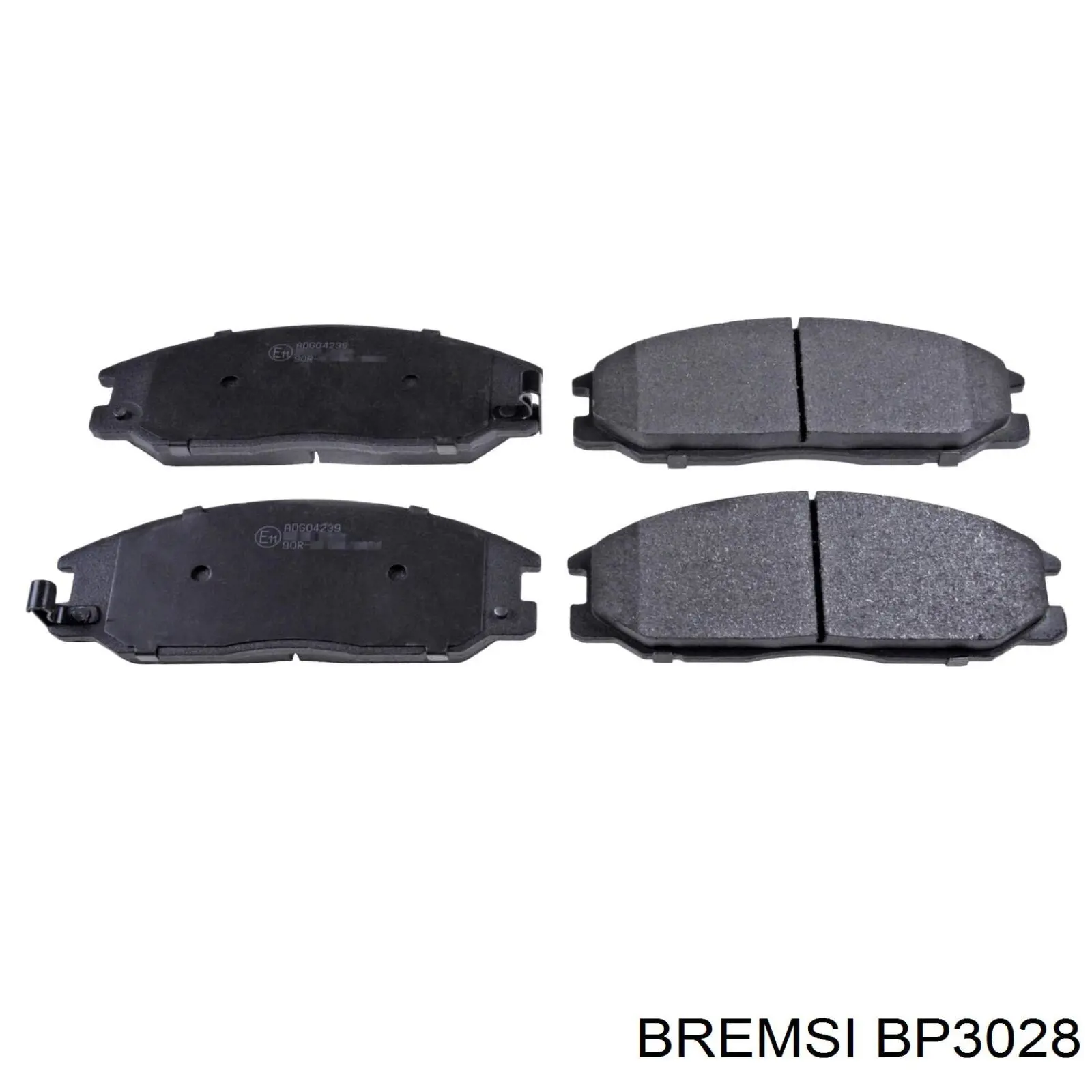 Гальмівні колодки Bremsi BP3028 ціна, від 22.80 USD