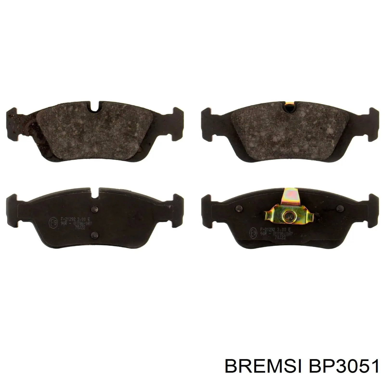 Купити BP3051 Bremsi Задні колодки