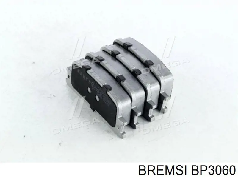 Задні гальмівні колодки BP3060 Bremsi