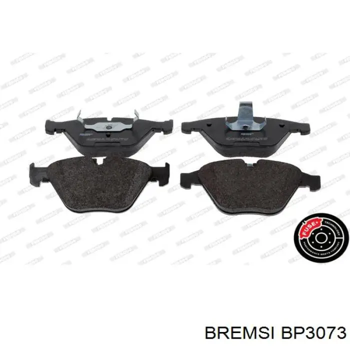 BP3073 Bremsi колодки гальмівні передні, дискові