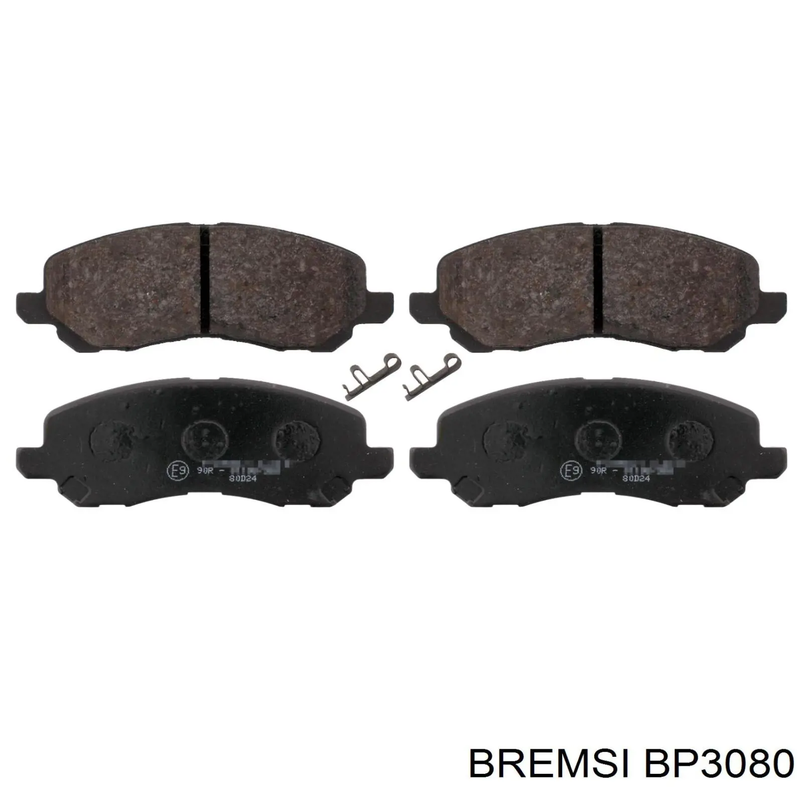 BP3080 Bremsi Передні гальмівні колодки
