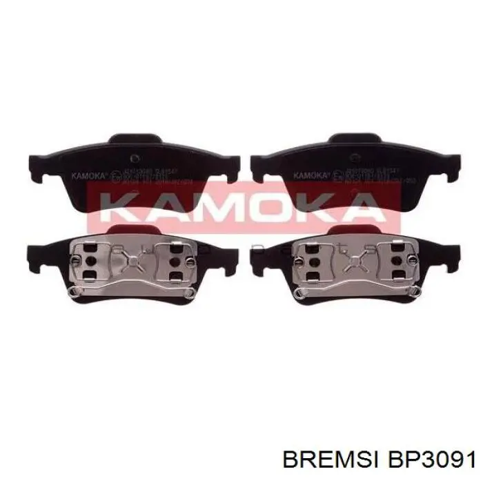 Задні гальмівні колодки Bremsi BP3091 ціна, від 16.54 USD