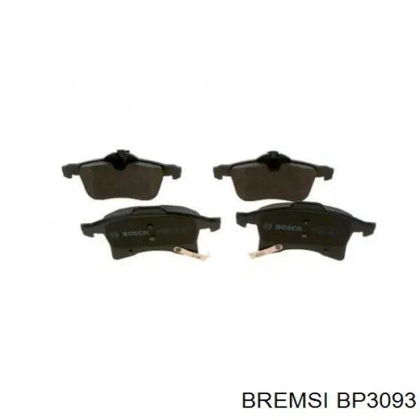 Передні тормозні колодки BP3093 Bremsi
