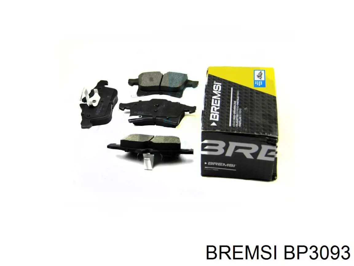 BP3093 Bremsi Передні гальмівні колодки