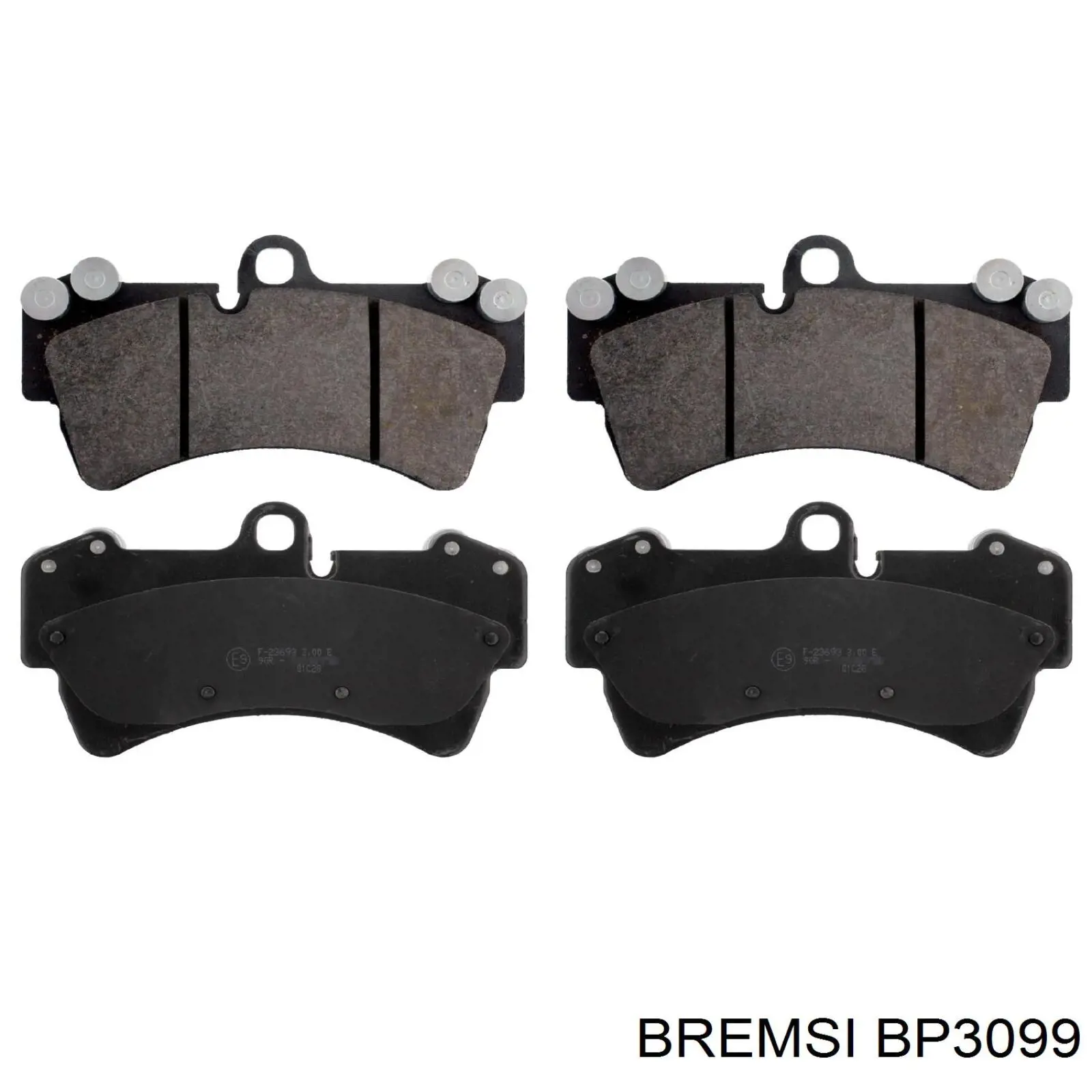 BP3099 Bremsi Передні гальмівні колодки