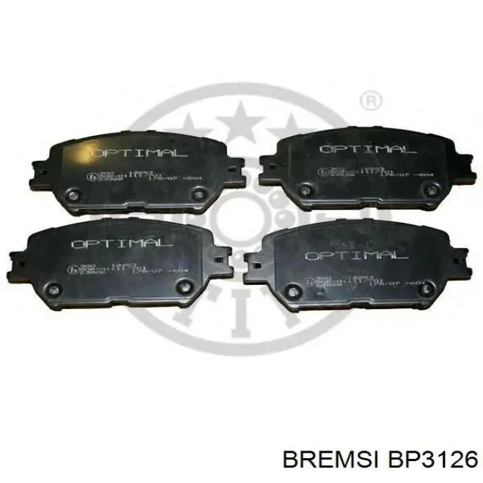 Тормозні колодки Bremsi BP3126