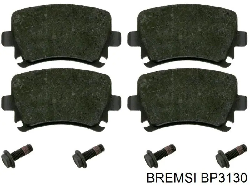Задні гальмівні колодки BP3130 Bremsi