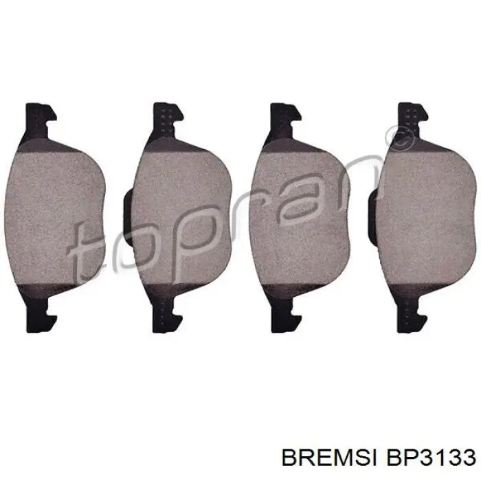 Гальмівні колодки Bremsi BP3133 ціна, від 21.97 USD