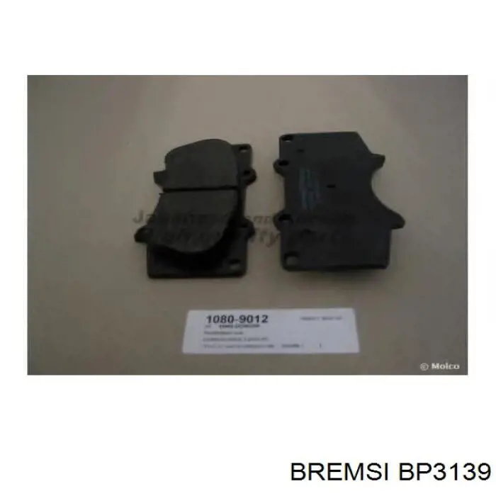Гальмівні колодки Bremsi BP3139 ціна, від 26.43 USD