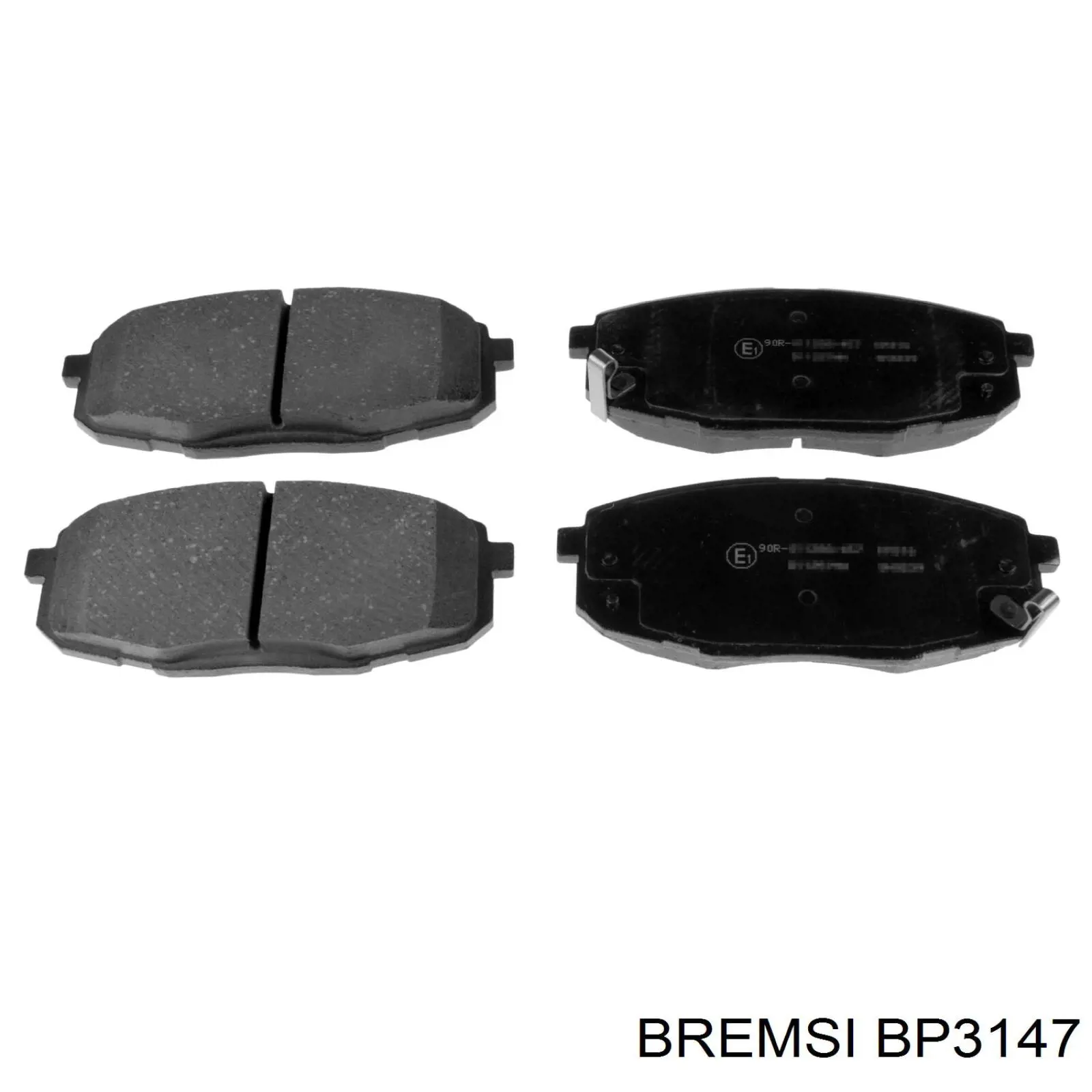 Купити BP3147 Bremsi Колодки гальмівні передні, дискові