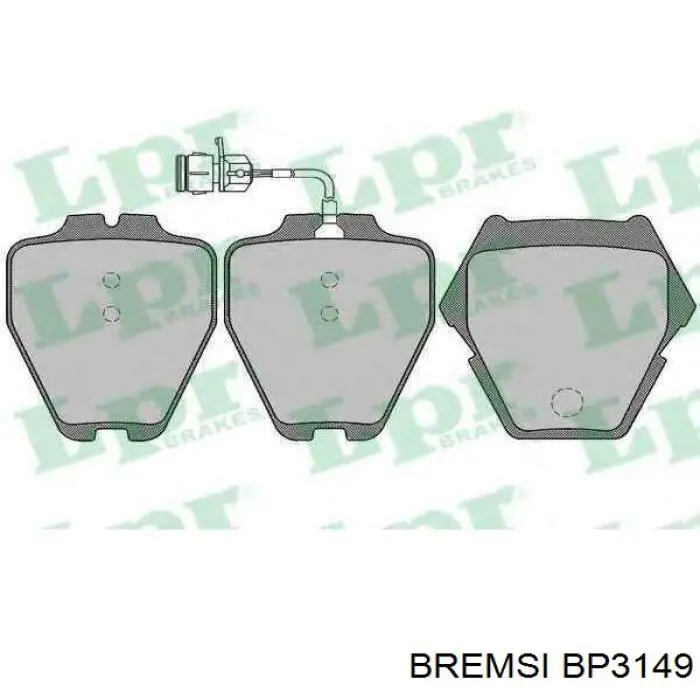 Тормозні колодки Bremsi BP3149