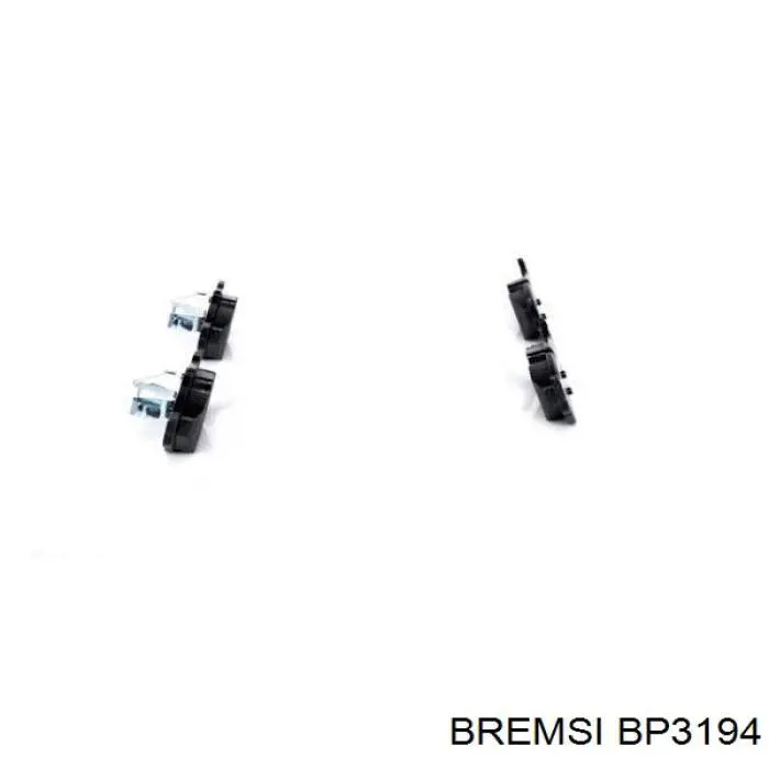 Задні гальмівні колодки Bremsi BP3194 ціна, від 15.72 USD