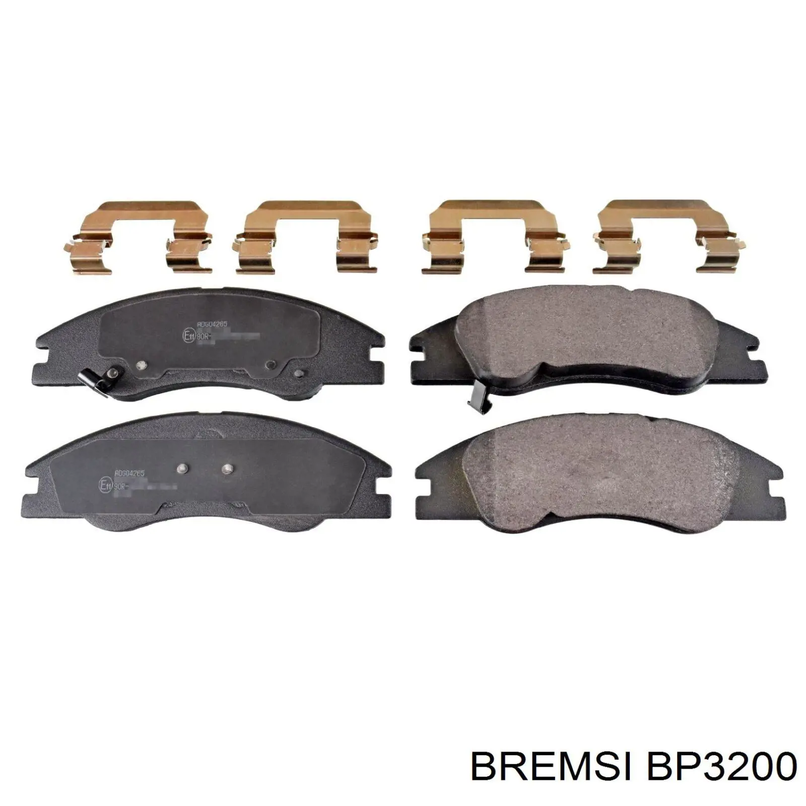 Гальмівні колодки Bremsi BP3200 ціна, від 21.07 USD