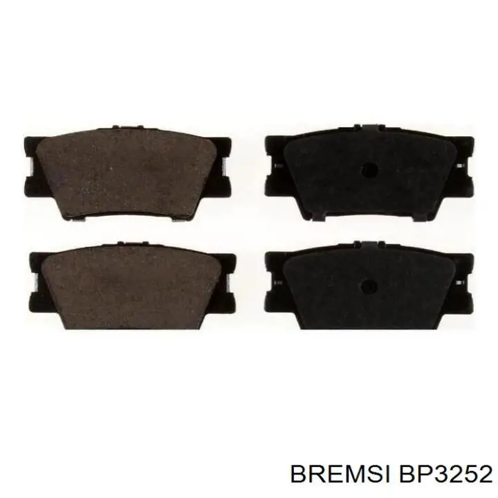 Задні дискові колодки Bremsi BP3252