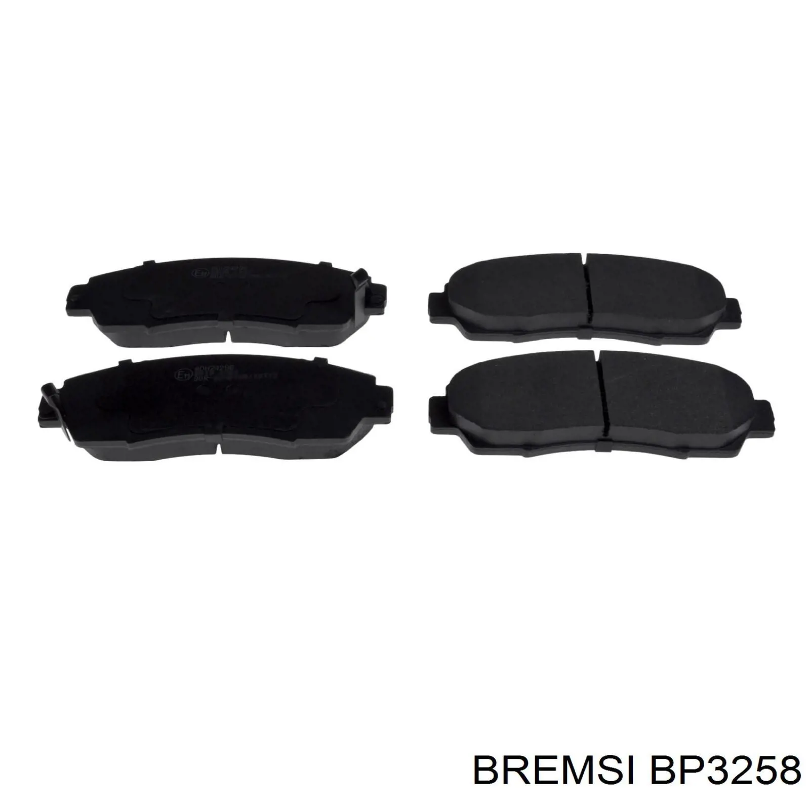 BP3258 Bremsi Передні гальмівні колодки