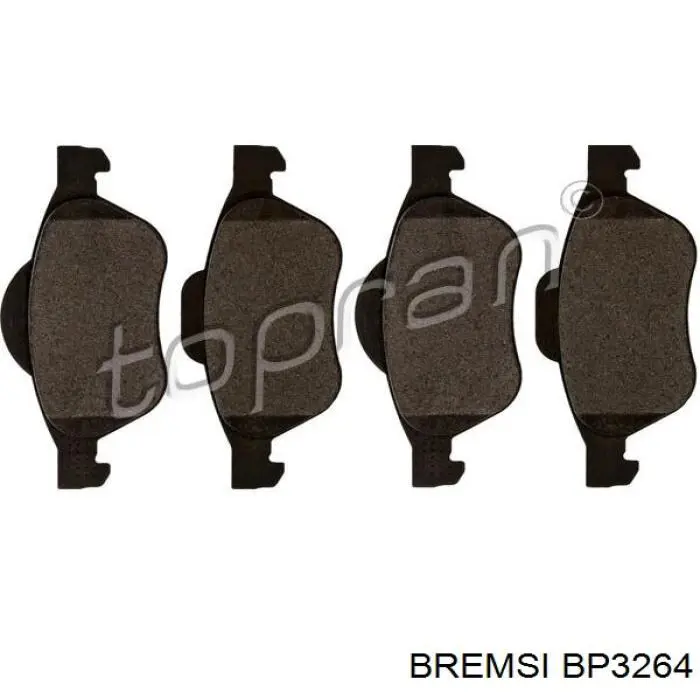 Гальмівні колодки Bremsi BP3264 ціна, від 21.94 USD