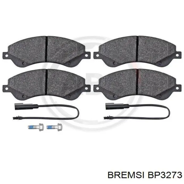 Колодки гальмівні передні, дискові BP3273 Bremsi