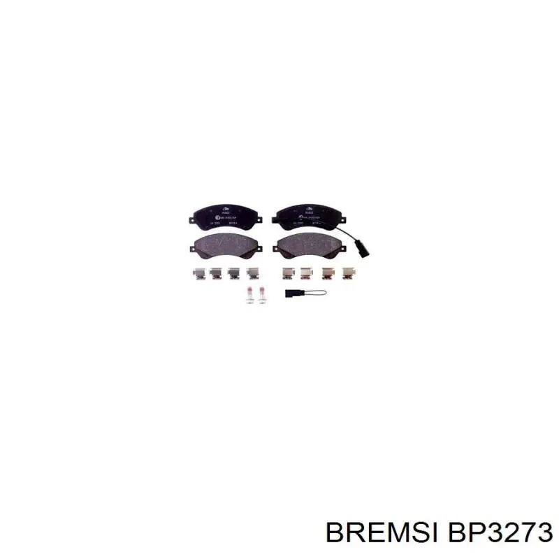 Купити BP3273 Bremsi Колодки гальмівні передні, дискові