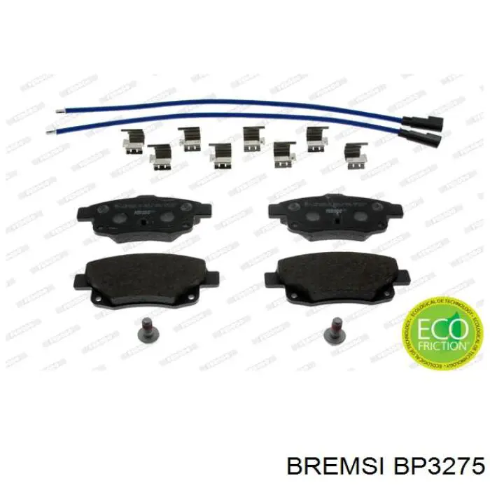 Задні гальмівні колодки Bremsi BP3275 ціна, від 19.42 USD